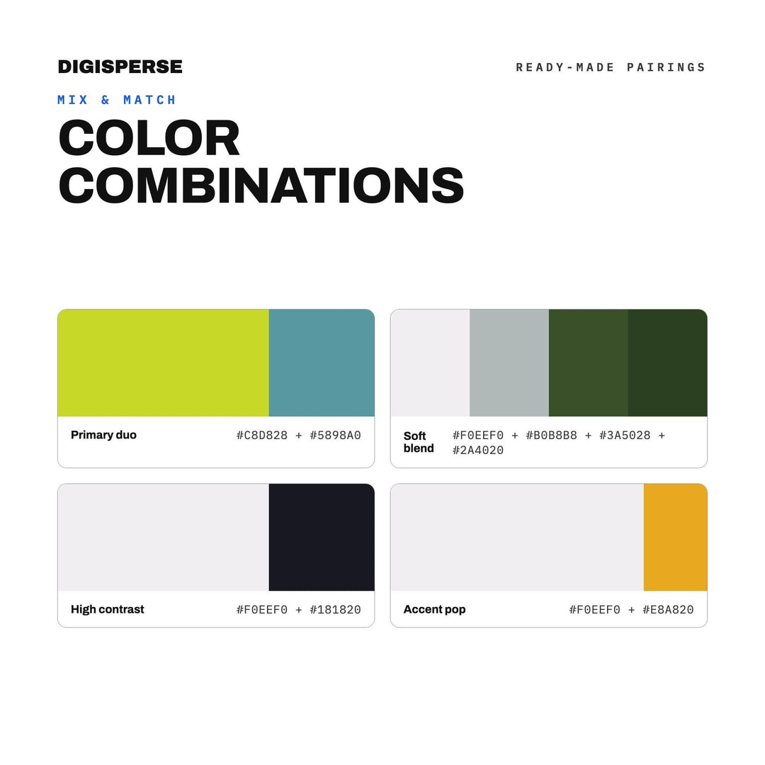 Jar of Fireflies Color Palette | 30 Procreate Swatches, HEX, RGB, CMYK (Digital Download) color palette — preview image 2 of