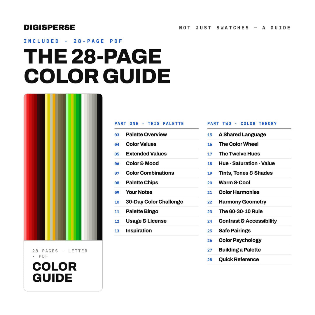 Lurid Pulp Color Palette for Retro Horror Poster Art and Cult Film Branding, 30 B Movie Hues, Procreate Swatches, Hex Codes