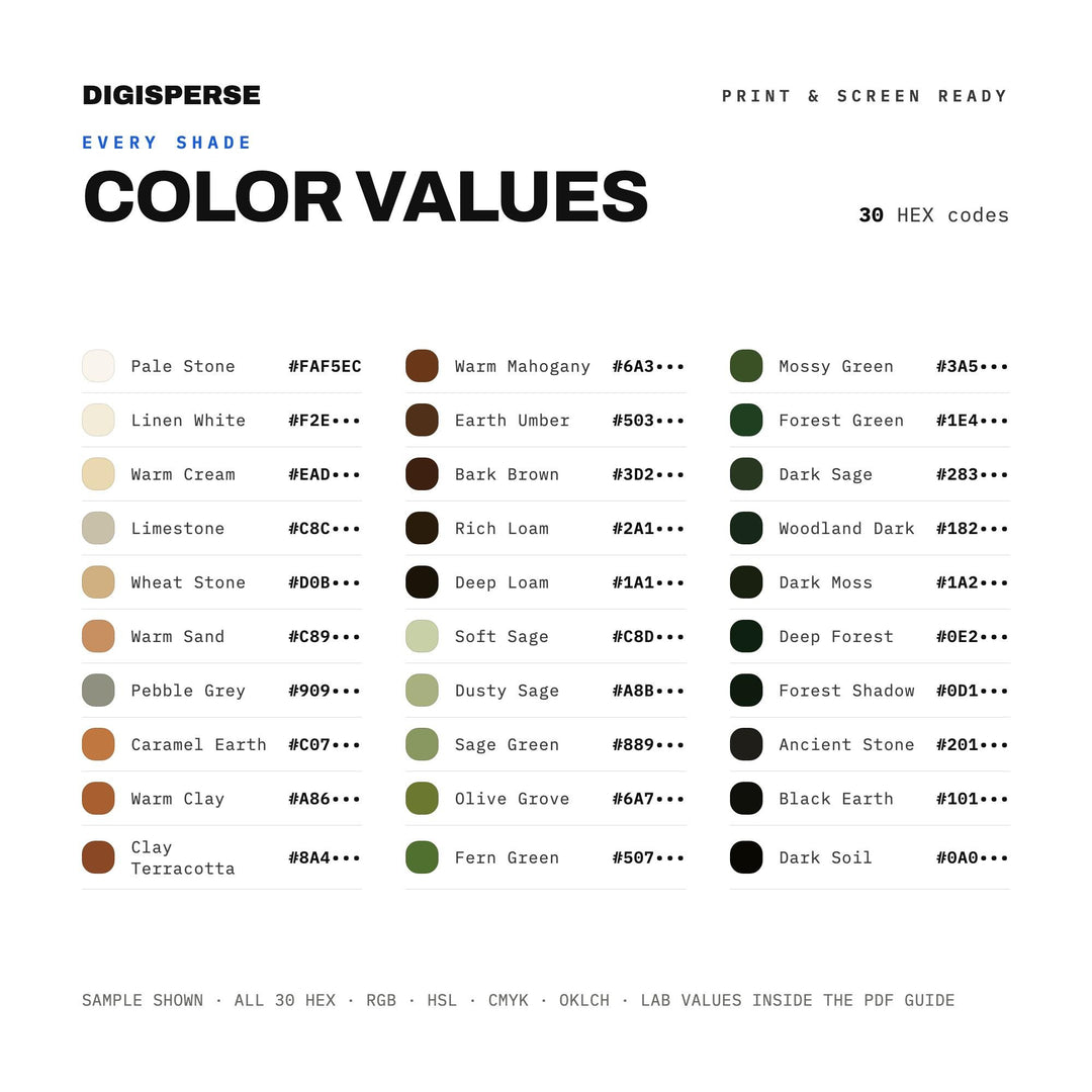 Zodiac Earth Signs color palette — preview image 3 of 20