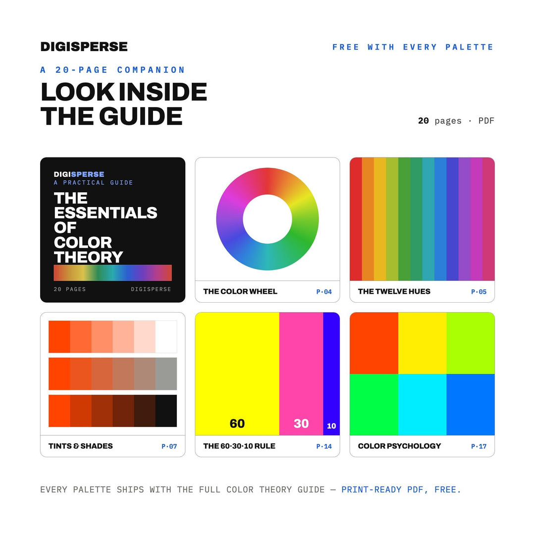 80s Neon Color Palette color palette — preview image 6 of 20