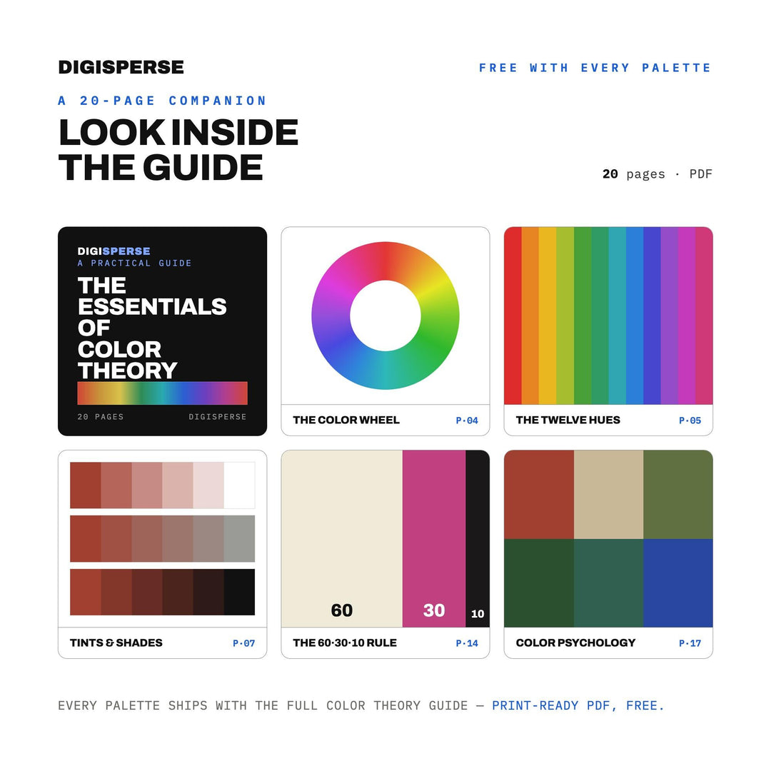 Bold Ink Color Palette for Linocut Block Print Art and Craft Studio Branding, 30 Hand Carved Hues, Procreate Swatches color
