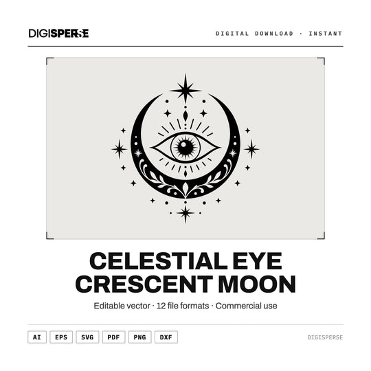 Evil Eye vector graphic set — main preview
