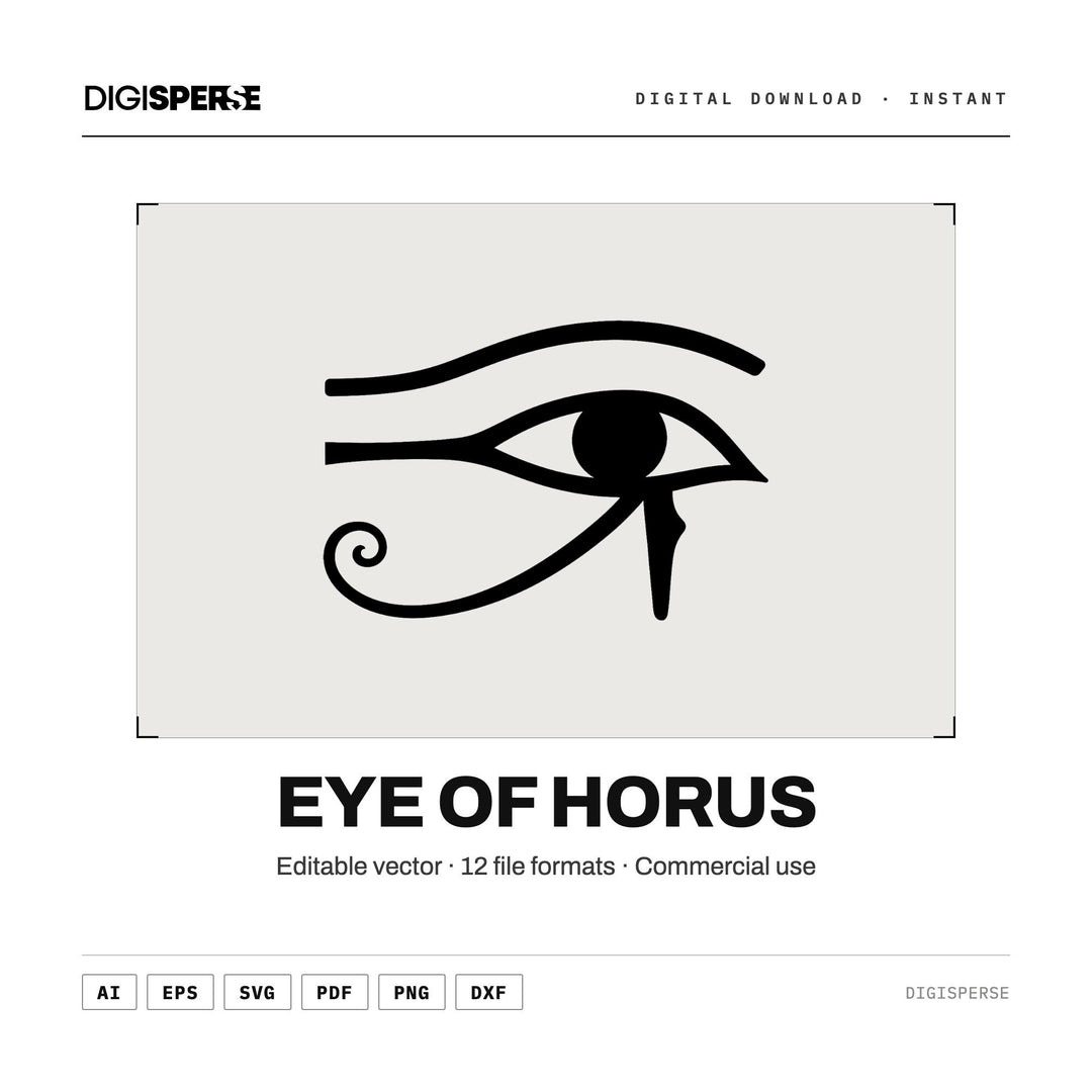 Eye Of Horus Svg vector graphic set — main preview
