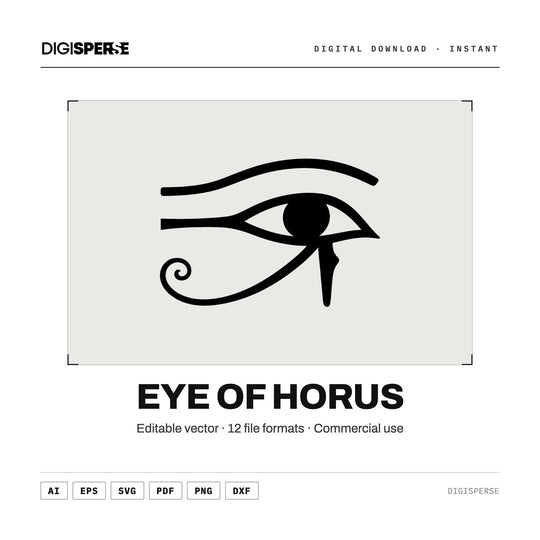 Eye Of Horus Svg vector graphic set — main preview