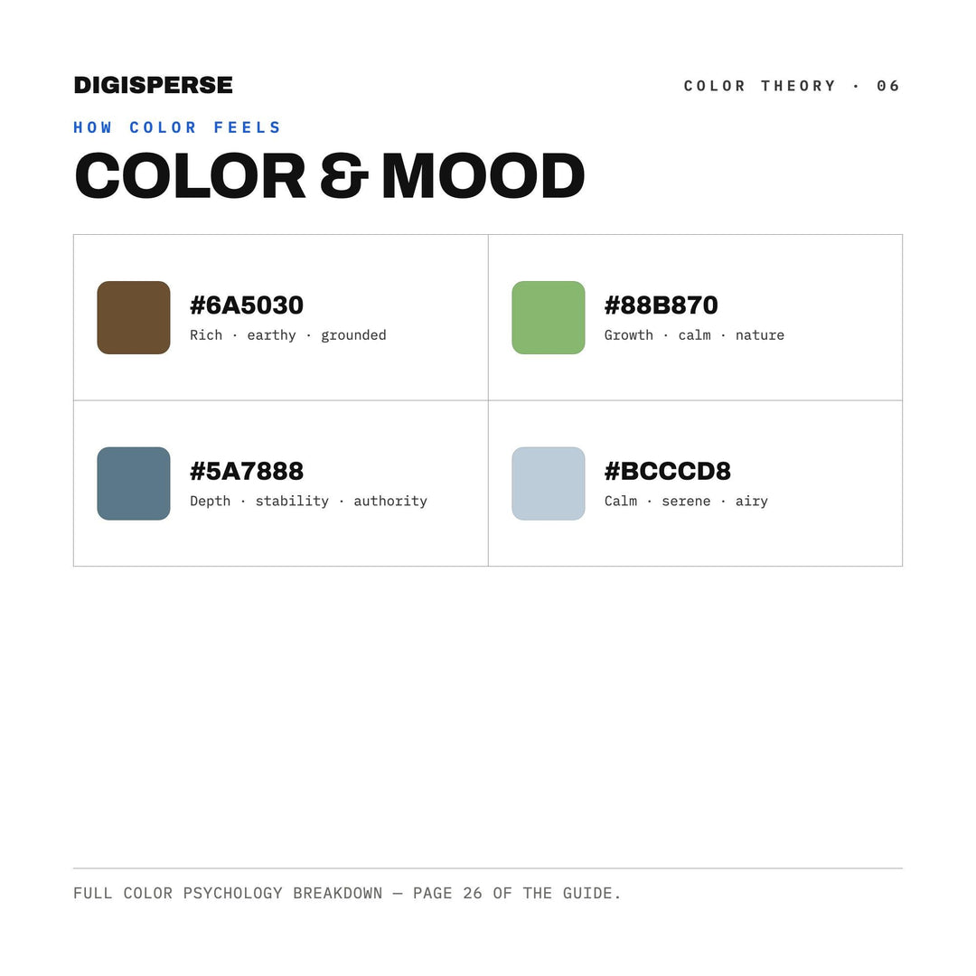 Earthy Muted Color Palette for Rustic Spring Art and Farmhouse Branding, 30 Mud Season Hues, Procreate Swatches color