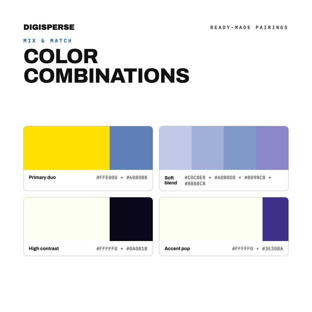 Electric Storm Color Palette | 30 Procreate Swatches, ASE Guide (Digital Download) color palette — preview image 2 of 20