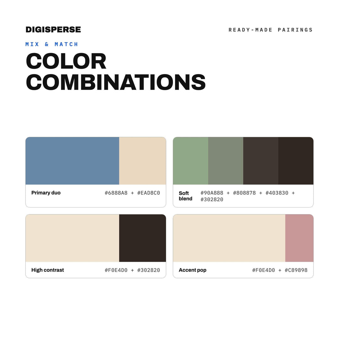 Lo-Fi Aesthetic Color Palette | 30 Colors | Hex RGB CMYK | Color Guide | Procreate Swatches + ASE | Digital Download color
