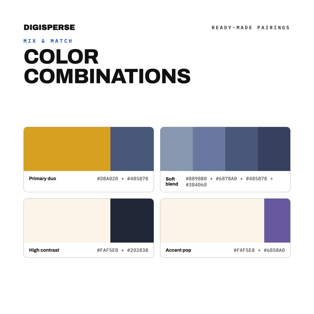 Lo-Fi Hip Hop Color Palette | 30 Colors, Hex, RGB, CMYK (Digital Download) color palette — preview image 2 of 20