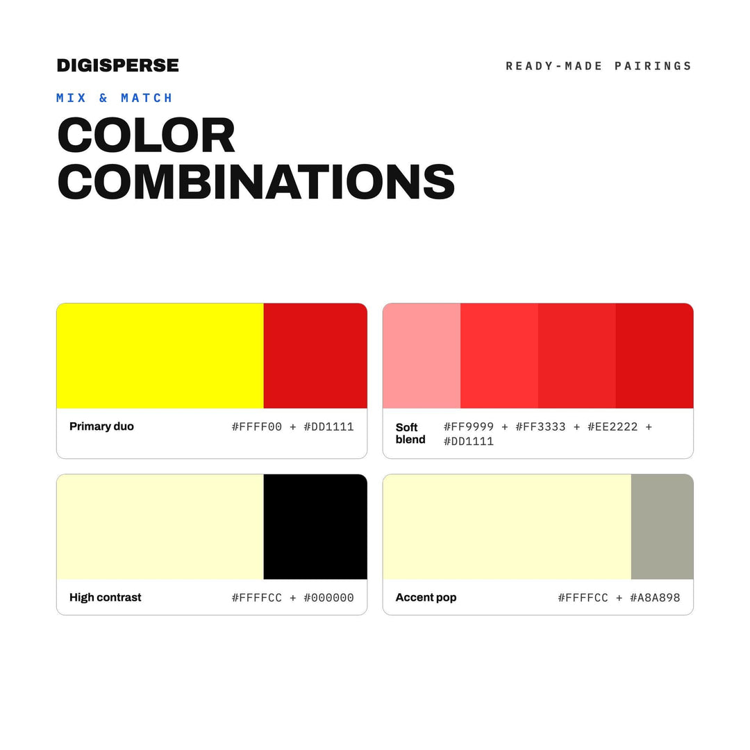 Punk Zine Color Palette | 30 DIY Colors, Procreate, ASE (Digital Download) color palette — preview image 2 of 20