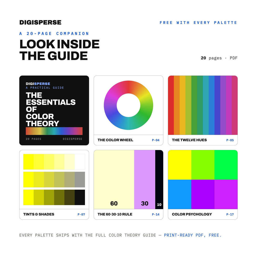 1980s Neon Color Palette color palette — preview image 6 of 20