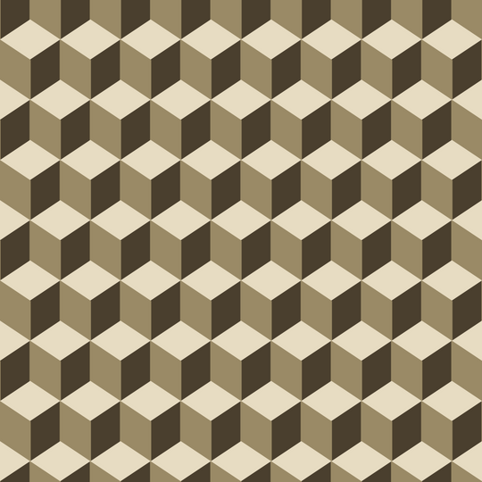 Seamless pattern tile — taupe oatmeal tumbling blocks