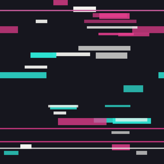 Seamless pattern tile — white mint glitch bars