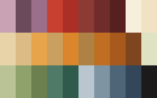 Mid Autumn Mooncake Table color palette — main preview