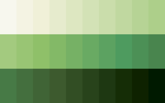 Meadow color palette — main preview