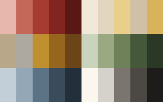Flannel Season color palette — main preview
