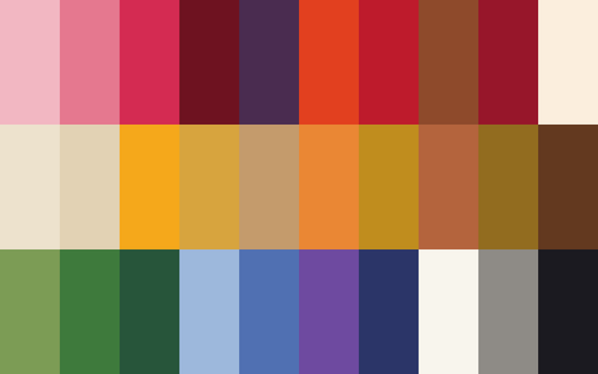 Durga Puja Pandal color palette — main preview