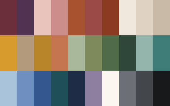 Boutique Brand Kit color palette — main preview