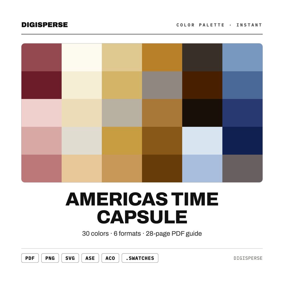 Americas Time Capsule — every swatch at a glance (classic hero)