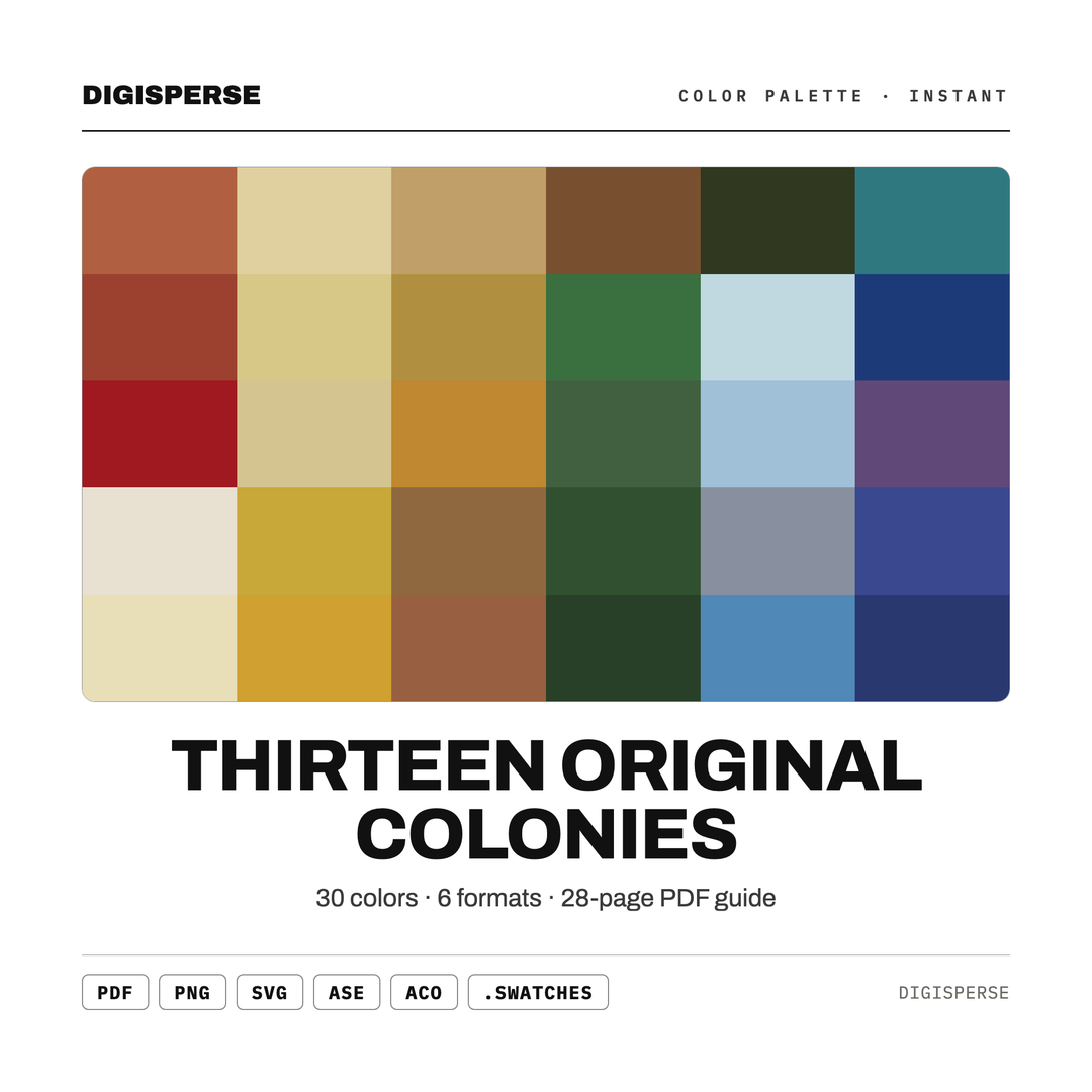 Thirteen Original Colonies color palette — preview image 2 of 21