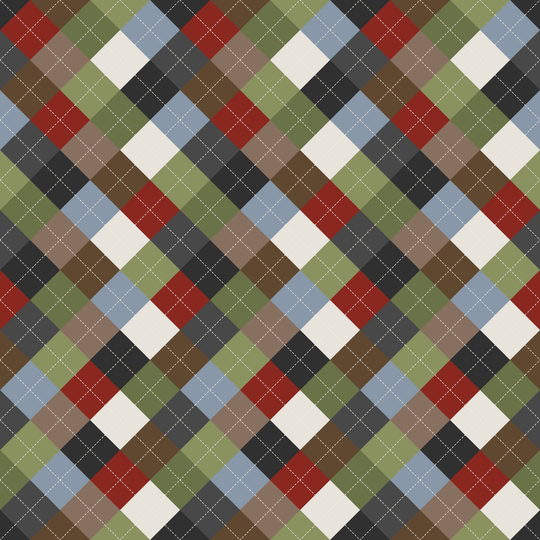 Seamless pattern tile — 1990s grunge argyle