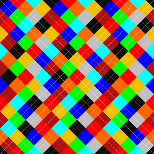 Seamless pattern tile — 8 bit arcade argyle