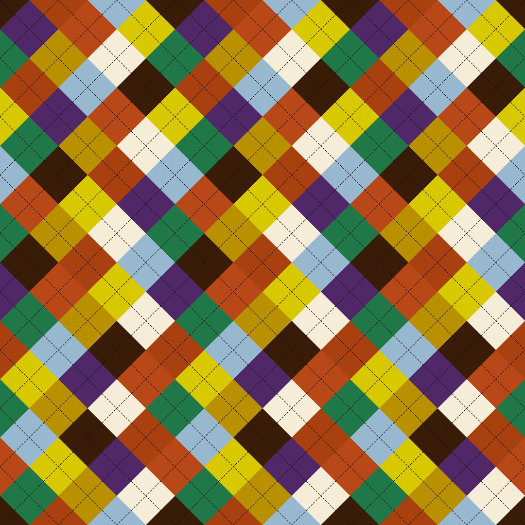 Seamless pattern tile — acid jazz argyle