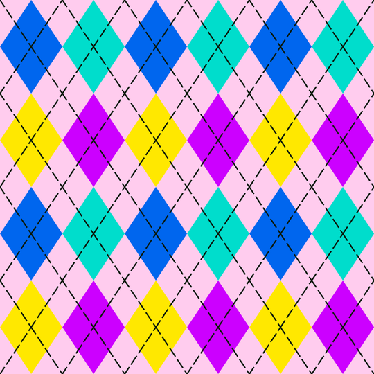 Seamless pattern tile — acid wash digital classic argyle
