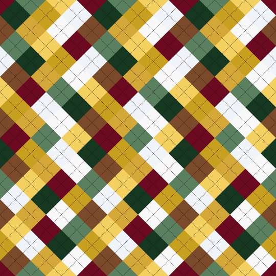 Seamless pattern tile — advent calendar argyle