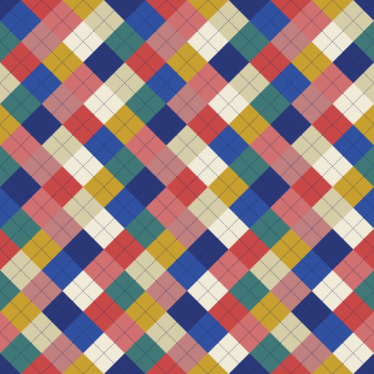 Seamless pattern tile — americana quilt argyle