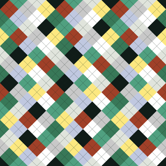 Seamless pattern tile — amsterdam canal argyle