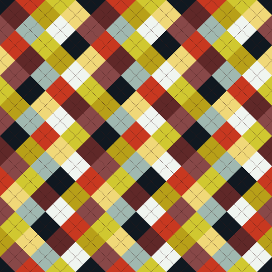 Seamless pattern tile — anxious mind argyle