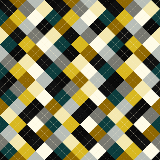 Seamless pattern tile — art deco gold argyle