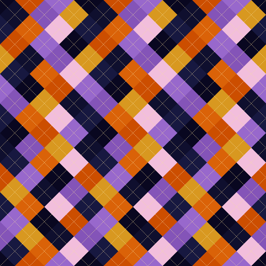 Seamless pattern tile — at dawn argyle