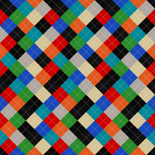 Seamless pattern tile — avant garde argyle