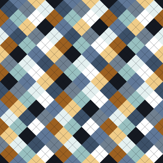 Seamless pattern tile — baltic sea argyle