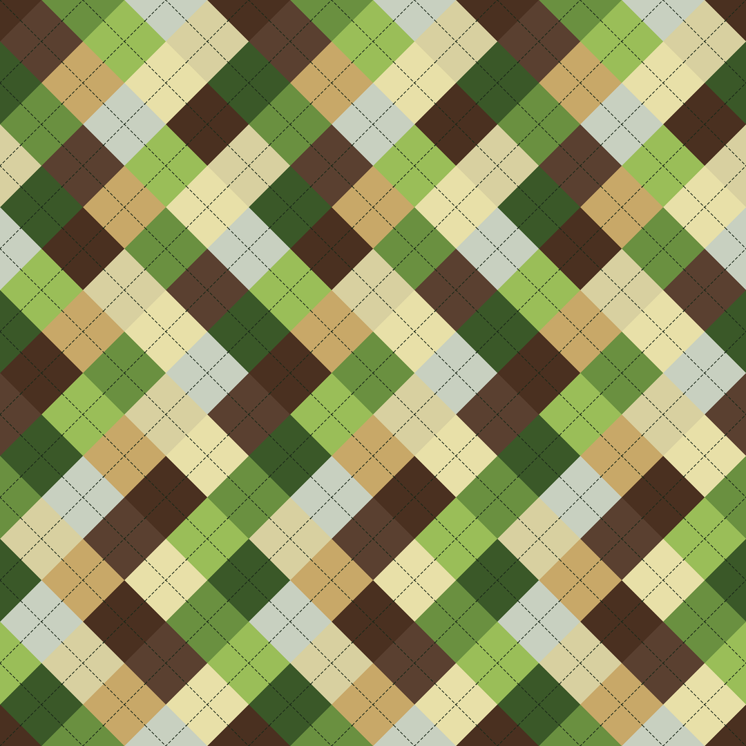 Seamless pattern tile — bamboo grove argyle