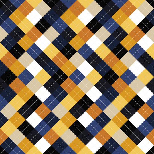Seamless pattern tile — barcelona at night argyle