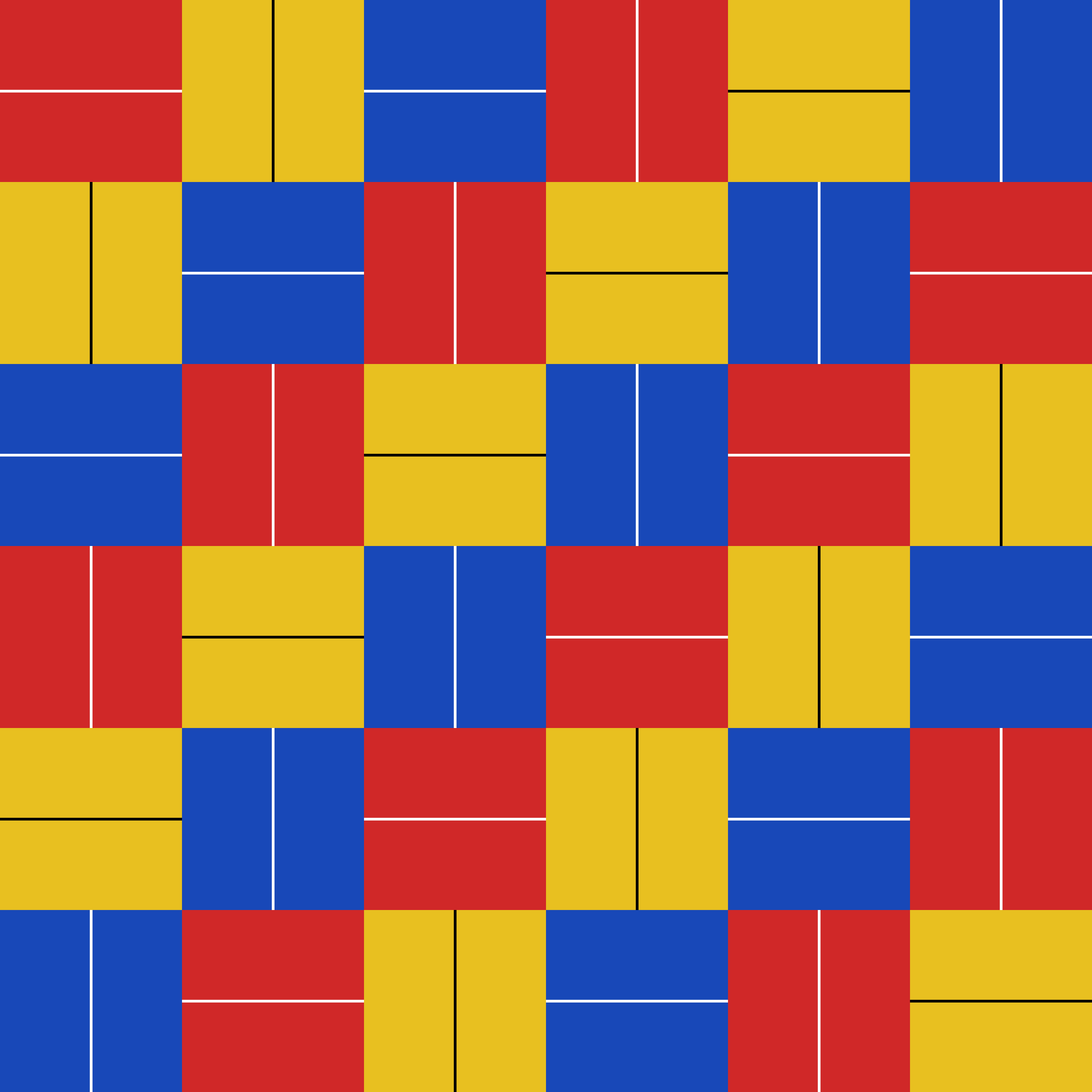 Seamless pattern tile — bauhaus basketweave