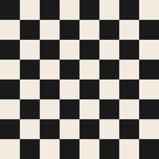 Seamless pattern tile — black linen large scale checkerboard