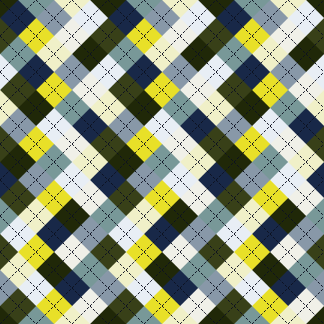Seamless pattern tile — calm before the storm argyle