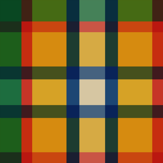 Seamless pattern tile — emerald marigold madras