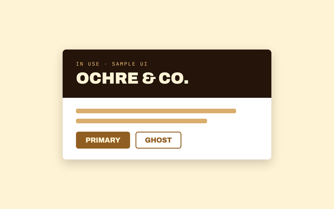 Ochre Field color palette — preview image 3 of 23