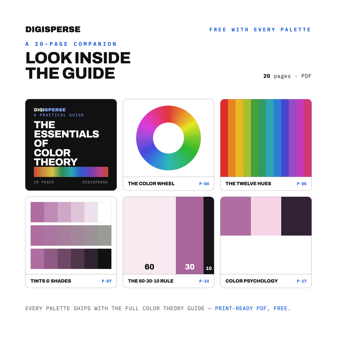 Aubergine Dusk color palette — preview image 9 of 23