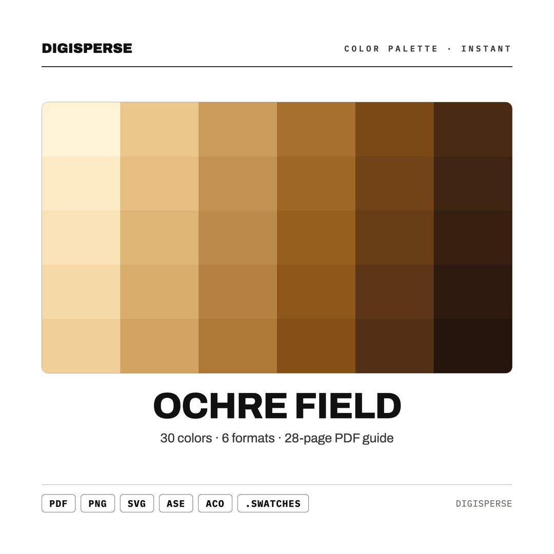 Ochre Field color palette — preview image 4 of 23