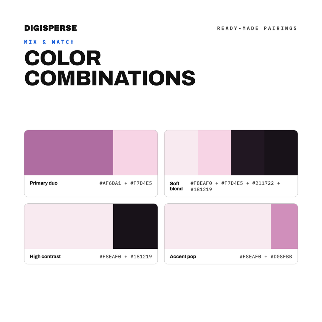 Aubergine Dusk color palette — preview image 5 of 23