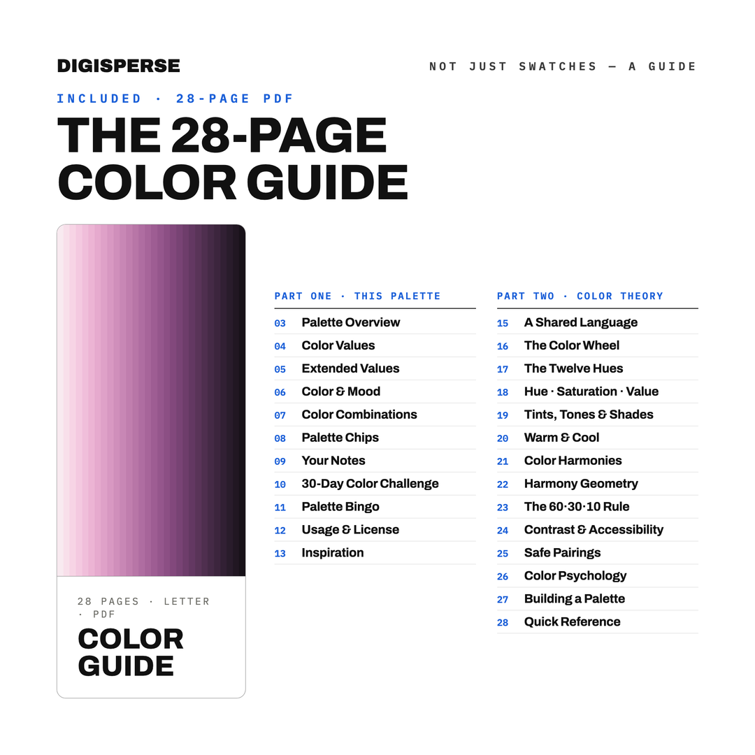 Aubergine Dusk color palette — preview image 8 of 23