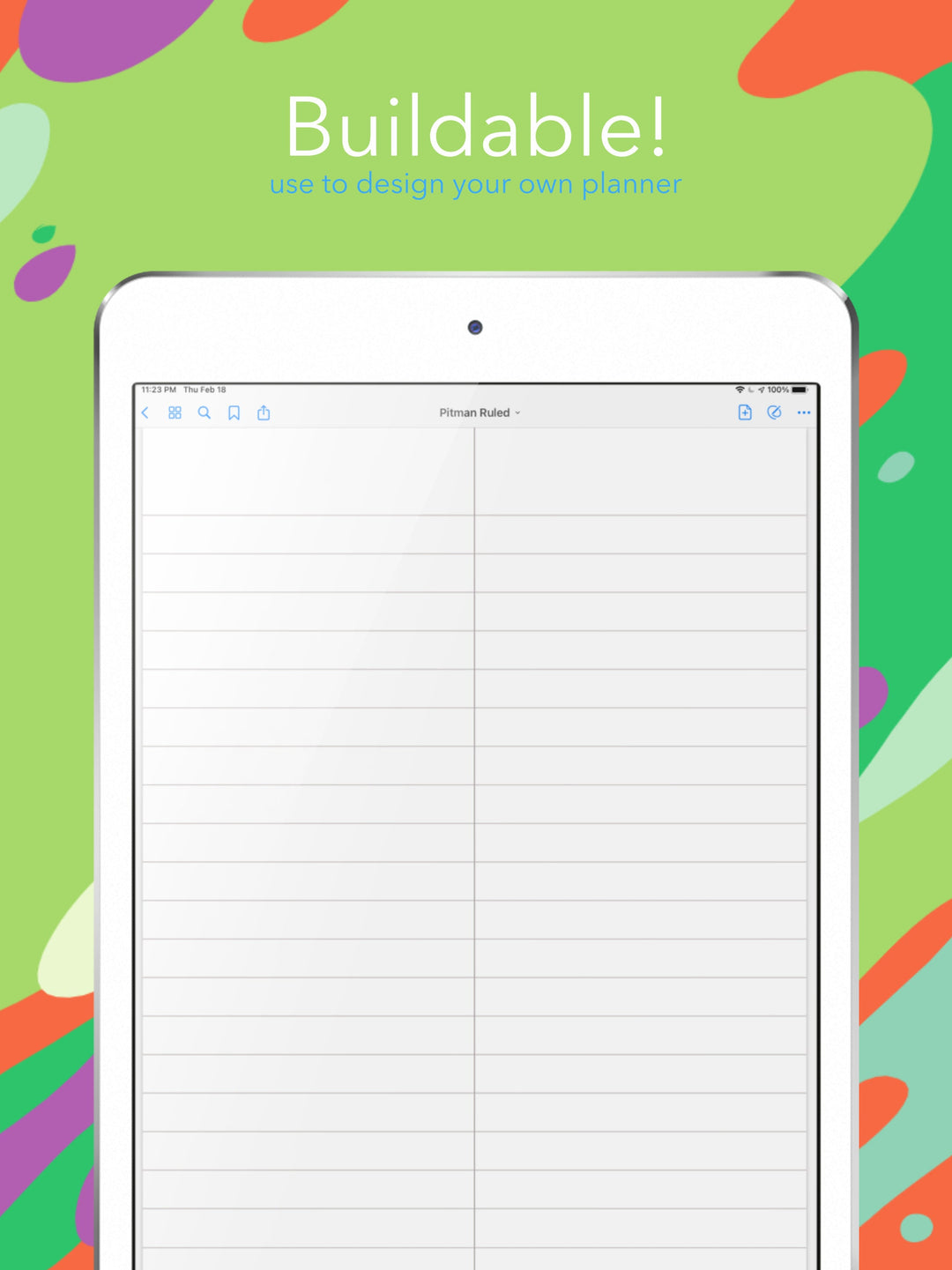 6 Portrait Lined/Ruled Notepapers (Single Page PDFs)