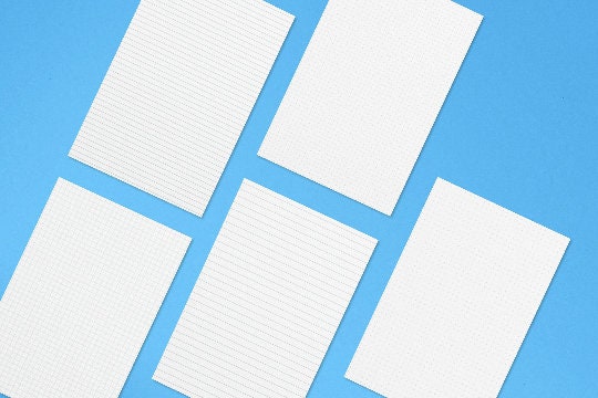 Printable Paper Bundle PDF SVG PNG | Lined Dot Grid Graph Paper | GoodNotes Notability | Digital Download
