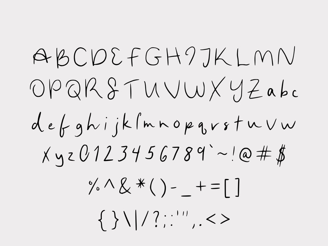 Whimsical Fantasy Font OTF TTF | Fairytale Wedding Calligraphy Style | Cricut Silhouette Download