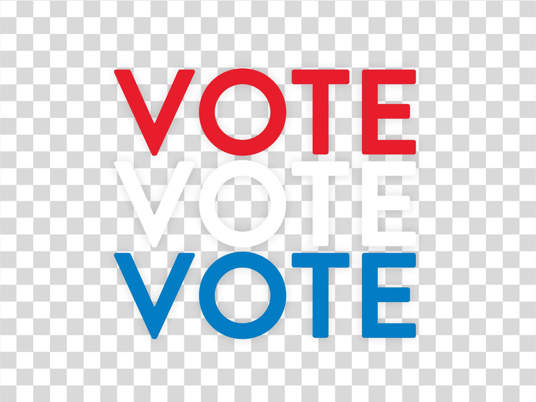 Voting SVG Bundle | Election Graphics 9 File Formats | Cricut Silhouette Civic Digital Download
